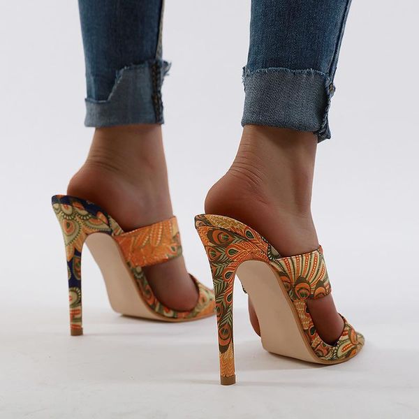 slippers summer women fashion pointed toe stilettos heels retro mesh consice size 34-43, Black
slippers summer women fashion pointed toe stilettos heels retro mesh consice size 34-43, Black