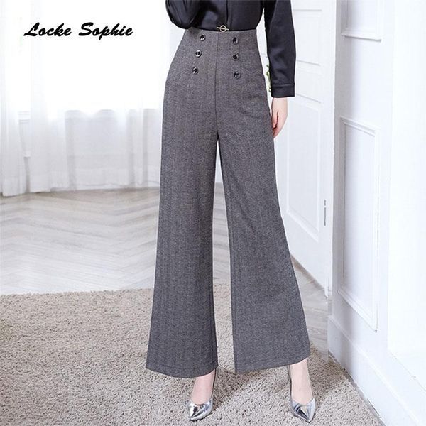 women's pants & capris 1pcs high waist women plus size wide leg trousers 2021winter fashion cotton blend splicing ladies skinny, Black;white
women's pants & capris 1pcs high waist women plus size wide leg trousers 2021winter fashion cotton blend splicing ladies skinny, Black;white