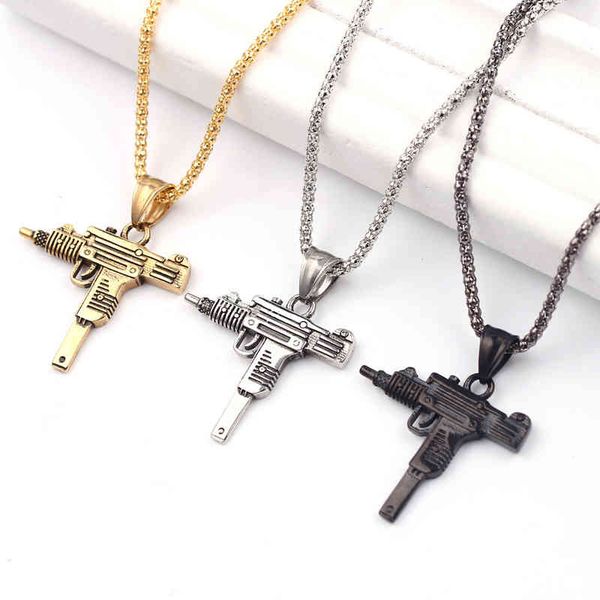 cool gothic hip hop gun pendant men punk link chain necklac jewelry for women necklace, Silver
cool gothic hip hop gun pendant men punk link chain necklac jewelry for women necklace, Silver