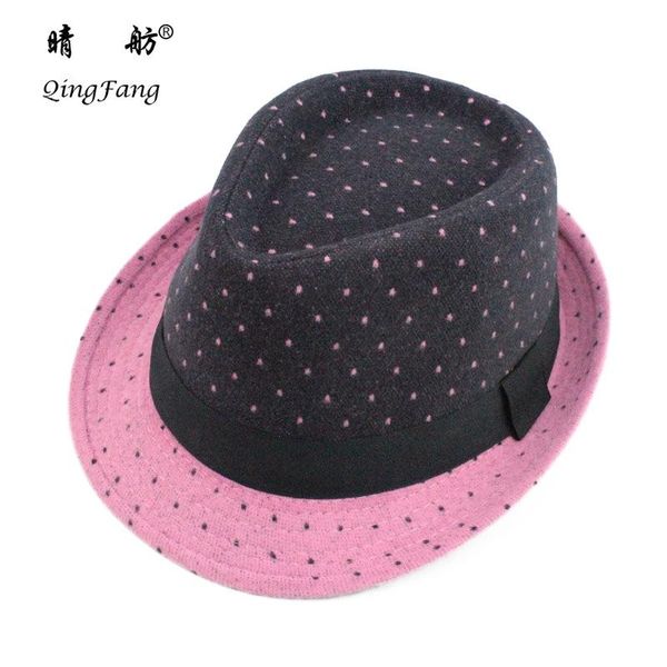 beanies retro wool color matching hats spring and autumn polka dot men's jazz styling hats.
beanies retro wool color matching hats spring and autumn polka dot men's jazz styling hats.