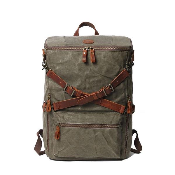 backpack m427 anti-theft mens waxed canvas rucksack lapcompartment men wax leather backpacks travel vintage bookbag
backpack m427 anti-theft mens waxed canvas rucksack lapcompartment men wax leather backpacks travel vintage bookbag
