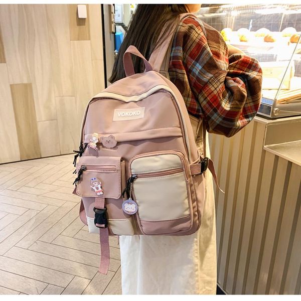 original brand schoolbag cute light backpack for primary school students grade 3 to 6 campus backpack
original brand schoolbag cute light backpack for primary school students grade 3 to 6 campus backpack