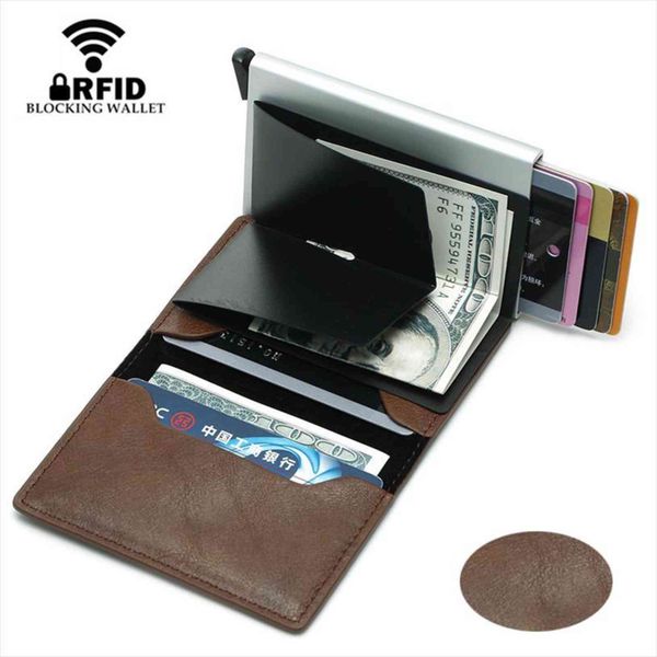 men smart wallet money bag mini purse vintage metal aluminium rfid card small thin, Red;black 
men smart wallet money bag mini purse vintage metal aluminium rfid card small thin, Red;black