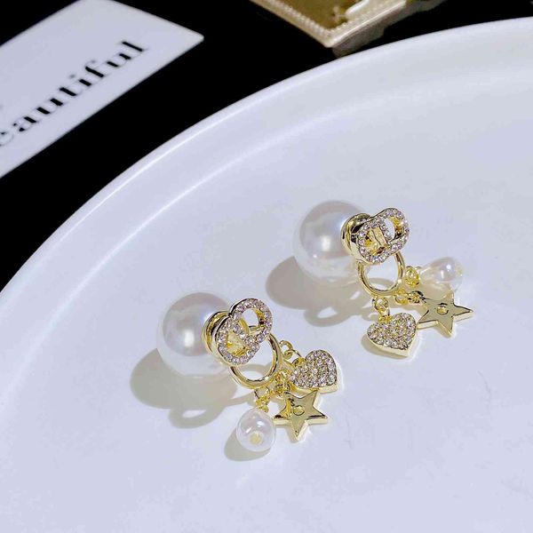 2021 luxury designer jewelry jewelry 925 silver needle micro inlaid zircon earrings natural freshwater pearl tassel star love female, Golden;silver
2021 luxury designer jewelry jewelry 925 silver needle micro inlaid zircon earrings natural freshwater pearl tassel star love female, Golden;silver