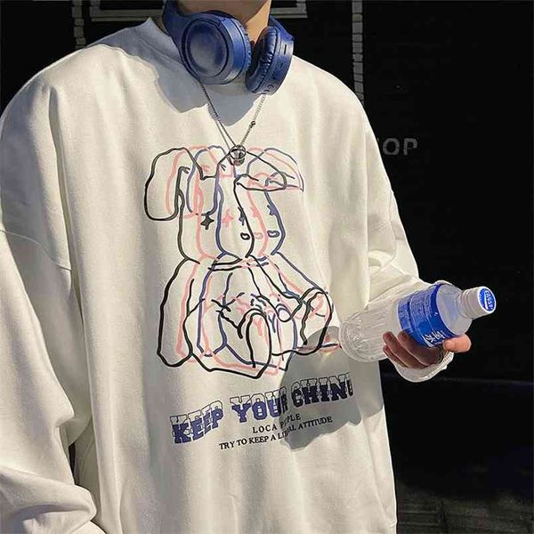 hoodie women bear sweatshirts women harajuku streetwear casual long sleeve crewneck oversized fashion korean girls gothic 210813, Black
hoodie women bear sweatshirts women harajuku streetwear casual long sleeve crewneck oversized fashion korean girls gothic 210813, Black