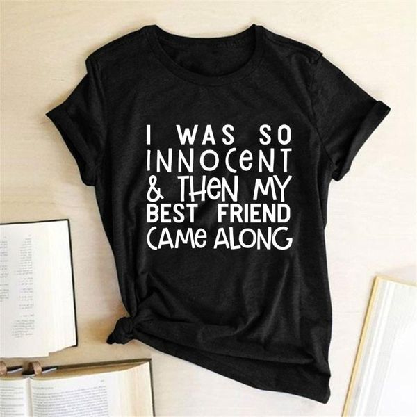 women's t-shirt i was so innocent they my friend came along funny 90s ladies tee shirt fashion loose 2021 summer women t, White
women's t-shirt i was so innocent they my friend came along funny 90s ladies tee shirt fashion loose 2021 summer women t, White