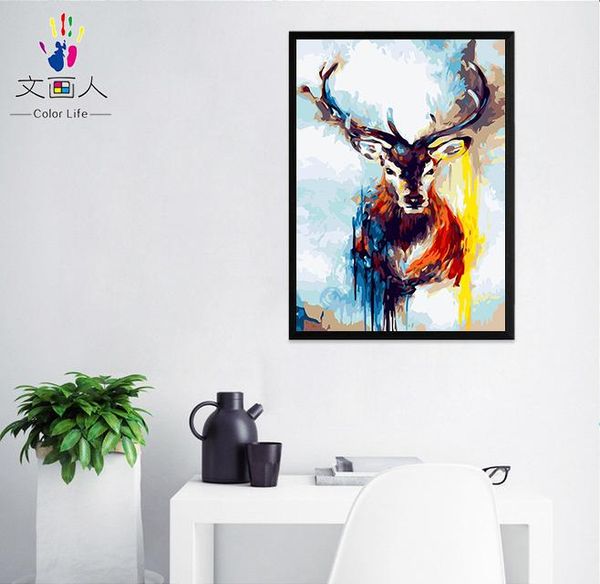paintings diy digital oil painting watercolor elk abstract animal hand-painted coloring bedroom background wall decoration
paintings diy digital oil painting watercolor elk abstract animal hand-painted coloring bedroom background wall decoration