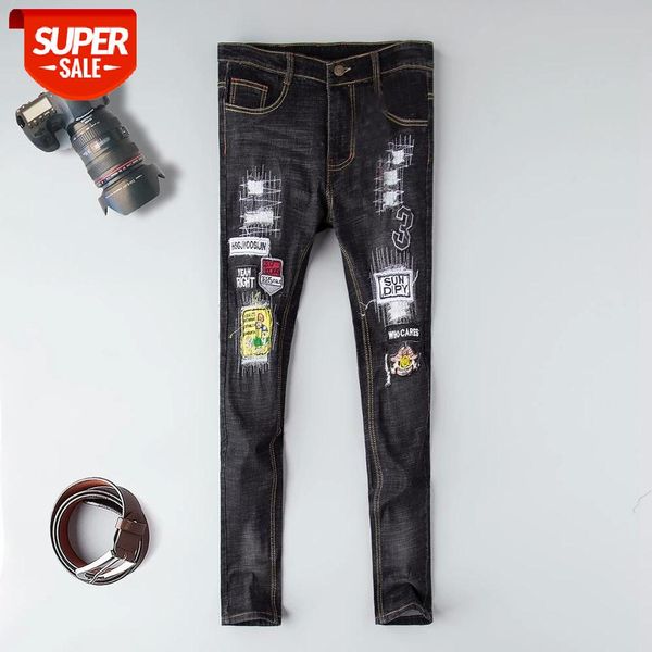 Skinny Jeans Men Hot Sale Zipper Fly Medium New 2019 Motorcycle Denim Pants Brand Embroidery Skull Biker Animal Full Length #nq2q, Blue
Skinny Jeans Men Hot Sale Zipper Fly Medium New 2019 Motorcycle Denim Pants Brand Embroidery Skull Biker Animal Full Length #nq2q, Blue