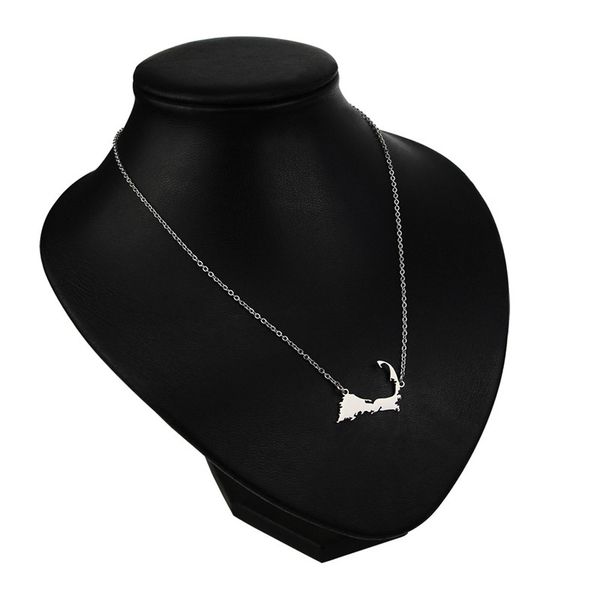 europe and the united states sell like cakes style pendant necklace jewelry stainless steel cape cod map, Silver
europe and the united states sell like cakes style pendant necklace jewelry stainless steel cape cod map, Silver