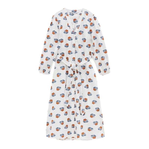 casual dresses 2021 style, european and american elegant thin floral print, waist lace, women's mid-length poplin midi dress, Black;gray
casual dresses 2021 style, european and american elegant thin floral print, waist lace, women's mid-length poplin midi dress, Black;gray