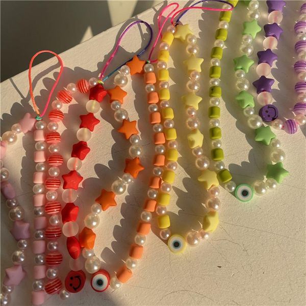 keychains 2021 ins mobile strap phone charm pearl soft pottery beaded chain jewelry for women anti-lost lanyard gift, Silver
keychains 2021 ins mobile strap phone charm pearl soft pottery beaded chain jewelry for women anti-lost lanyard gift, Silver