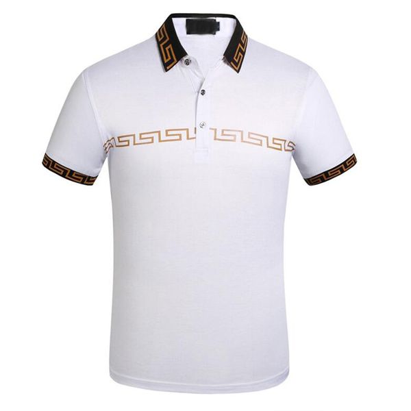 fashion-mens designer polo t shirts summer short sleeved turn down collar shirts, White;black
fashion-mens designer polo t shirts summer short sleeved turn down collar shirts, White;black