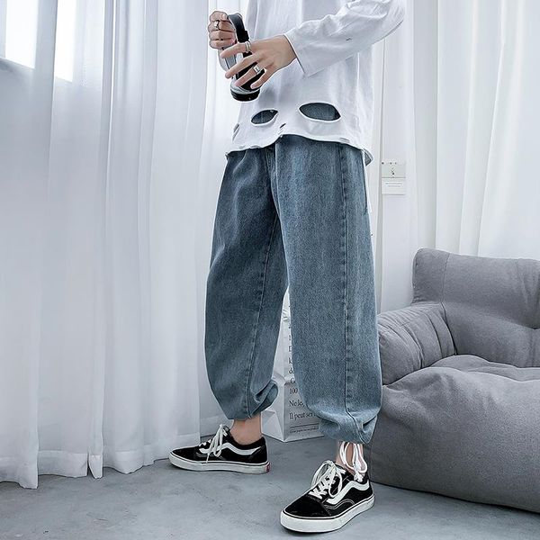 men's jeans 2022 autumn straight loose mens high street oversize casual denim trousers harajuku men hip hop jean pants, Blue
men's jeans 2022 autumn straight loose mens high street oversize casual denim trousers harajuku men hip hop jean pants, Blue