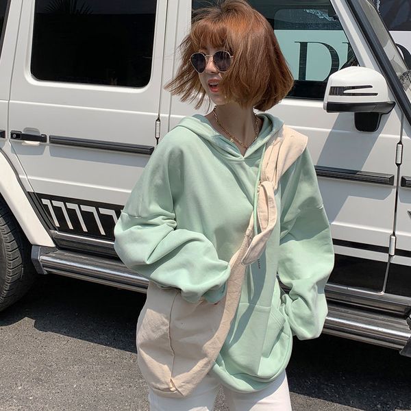 2021 new oversized hoodie zipper women sweatshirt solid color autumn casual harajuku female long sleeve plus size y3ga, Black
2021 new oversized hoodie zipper women sweatshirt solid color autumn casual harajuku female long sleeve plus size y3ga, Black