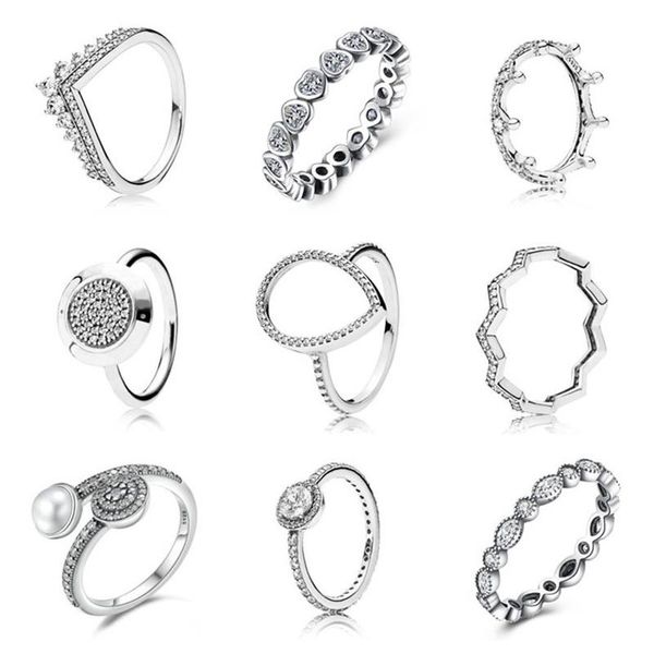cluster rings original 9 style silver color ring pave logo signature with crystal pan for women wedding jewelry, Golden;silver
cluster rings original 9 style silver color ring pave logo signature with crystal pan for women wedding jewelry, Golden;silver