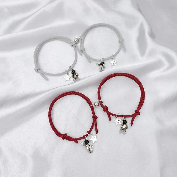 charm bracelets astronaut magnet paired bracelet for lovers distance couple women men braided string minimalist jewelry gift, Golden;silver
charm bracelets astronaut magnet paired bracelet for lovers distance couple women men braided string minimalist jewelry gift, Golden;silver