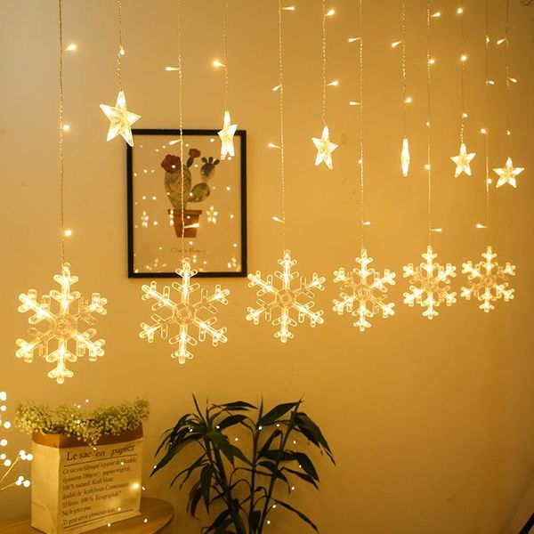 snowflake led string light curtain fairy christmas garland wedding party light room garden decoration eu / us plug string
snowflake led string light curtain fairy christmas garland wedding party light room garden decoration eu / us plug string
