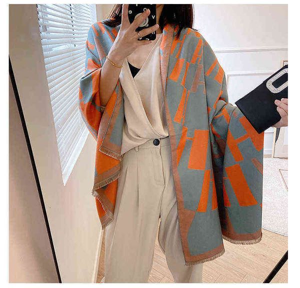 scarves korean imitation cashmere letter scarf summer and women's thickened warm tassel winter, Blue;gray
scarves korean imitation cashmere letter scarf summer and women's thickened warm tassel winter, Blue;gray