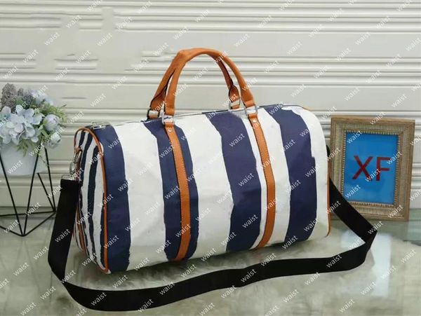 2021 53cm women men bags fashion travel bag duffle bag leather luggage handbags large capacity sport stripe tote fitness
2021 53cm women men bags fashion travel bag duffle bag leather luggage handbags large capacity sport stripe tote fitness