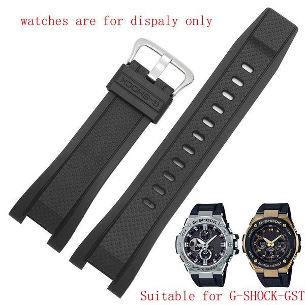 watch bands peiyi silicone band black wristband replacement gst-w300 s130 s300 s310 w330 waterproof rubber accessories, Black;brown
watch bands peiyi silicone band black wristband replacement gst-w300 s130 s300 s310 w330 waterproof rubber accessories, Black;brown