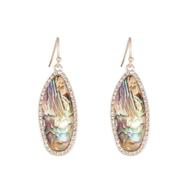 ethnic style light yellow gold color water drop colorful and white shell dangle earrings for women jewelry, Silver
ethnic style light yellow gold color water drop colorful and white shell dangle earrings for women jewelry, Silver