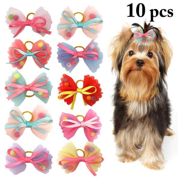 dog apparel 10pcs pet hair tie fashion cute beads bowknot decor bow for dogs gatos party dress up accessories
dog apparel 10pcs pet hair tie fashion cute beads bowknot decor bow for dogs gatos party dress up accessories