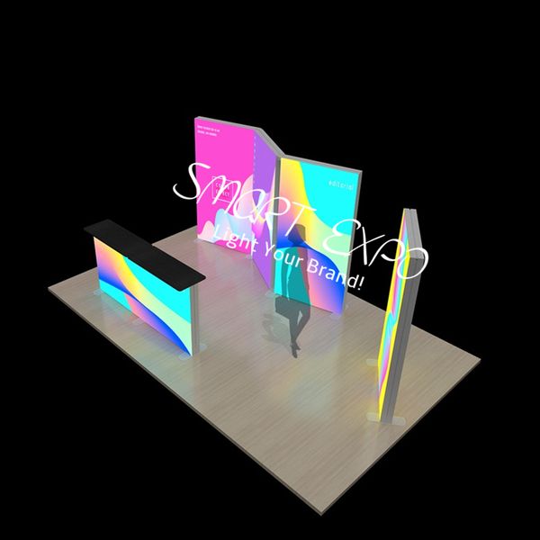 advertising display lighting exhibition booth with frame kits custom printed full color seg graphics
advertising display lighting exhibition booth with frame kits custom printed full color seg graphics