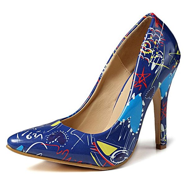 dress shoes 2021 fashion women graffiti heels party wedding pointed toe high pumps big size, Black
dress shoes 2021 fashion women graffiti heels party wedding pointed toe high pumps big size, Black