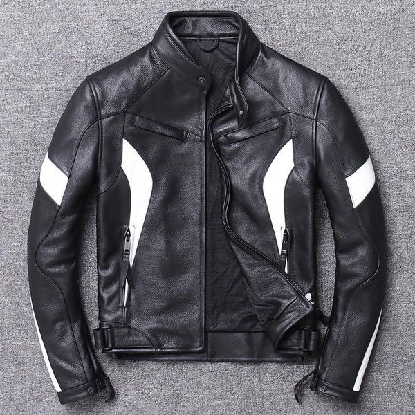 men's leather & faux genuine cowhide black motorcycle jacket fashion slim short coat plus size s-4xl
men's leather & faux genuine cowhide black motorcycle jacket fashion slim short coat plus size s-4xl