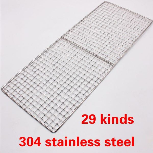 tools & accessories 304 stainless steel rectangular bbq grill barbecue mesh net non-stick mat grid -a
tools & accessories 304 stainless steel rectangular bbq grill barbecue mesh net non-stick mat grid -a