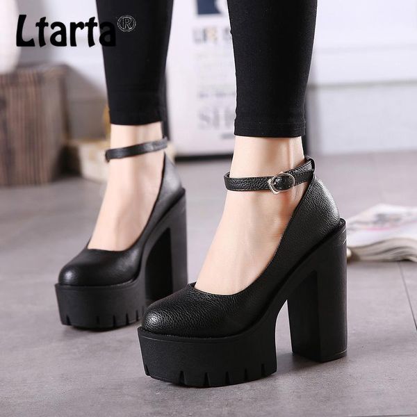 boots ltarta women's shoes fashion low-cut black and white buckle chunky heel platform high heels -109-11
boots ltarta women's shoes fashion low-cut black and white buckle chunky heel platform high heels -109-11