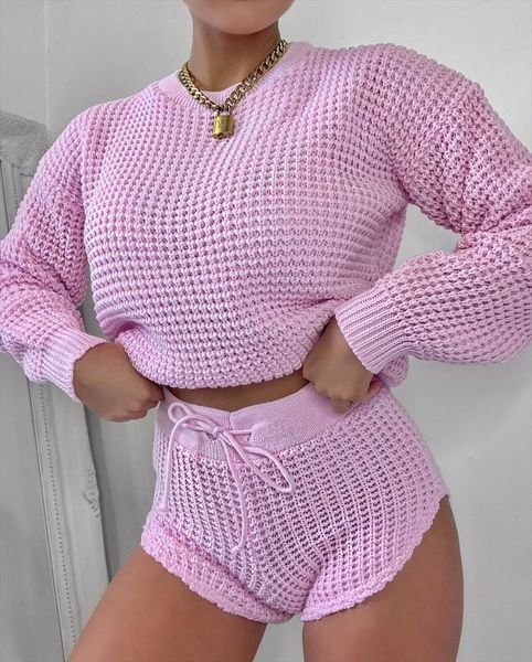 casual knitted sweaters outfits fall womens pants winter two pieces solid long sleeve o neck jumper crop high waist, White
casual knitted sweaters outfits fall womens pants winter two pieces solid long sleeve o neck jumper crop high waist, White