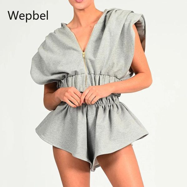 women's tracksuits wepbel summer tracksuit workout casual shorts suit women loose batwing sleeve padded shoulder hoodie sports, Gray
women's tracksuits wepbel summer tracksuit workout casual shorts suit women loose batwing sleeve padded shoulder hoodie sports, Gray