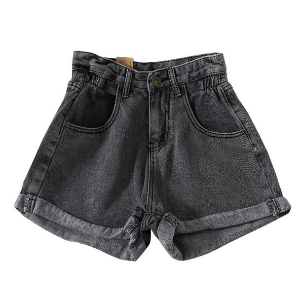 4/5xl summer high waist denim shorts women casual loose ladies fashion roll up hem elastic waist pocket blue white jeans female, White;black
4/5xl summer high waist denim shorts women casual loose ladies fashion roll up hem elastic waist pocket blue white jeans female, White;black