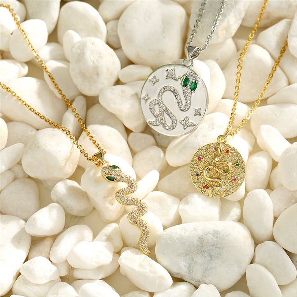 selling fashion design snake pendant necklace women's color protection electroplating, Silver
selling fashion design snake pendant necklace women's color protection electroplating, Silver