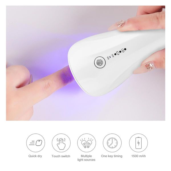 mini uv / led lamp nail light eyelash baking handheld portable quick-drying usb rechargeable timer nail art lamp dryer machine
mini uv / led lamp nail light eyelash baking handheld portable quick-drying usb rechargeable timer nail art lamp dryer machine