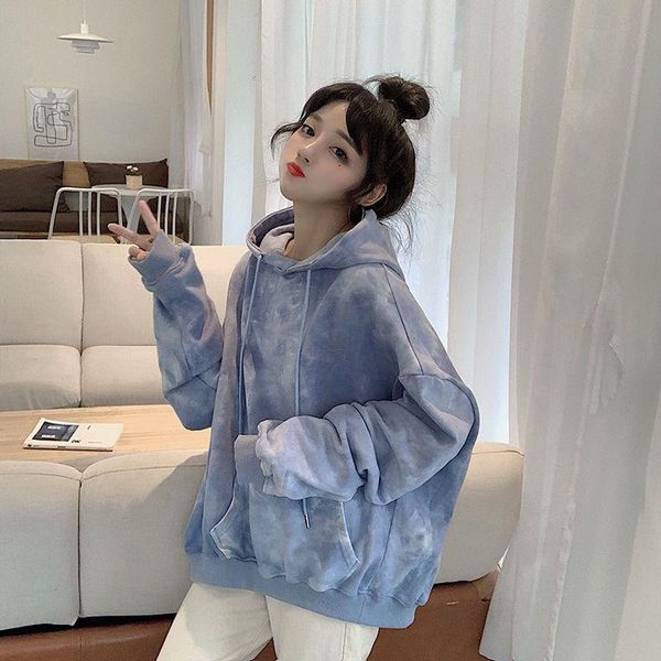 women's hoodies & sweatshirts hip hop punk harajuku women sweatshirt coat loose autumn pullover lady clothes casual tie dyed high stre, Black
women's hoodies & sweatshirts hip hop punk harajuku women sweatshirt coat loose autumn pullover lady clothes casual tie dyed high stre, Black