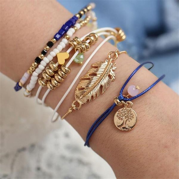charm bracelets diezi one set bohemian feather wrap bracelet sets women girls handmade weave beads rope chain jewelry christmas gifts, Golden;silver
charm bracelets diezi one set bohemian feather wrap bracelet sets women girls handmade weave beads rope chain jewelry christmas gifts, Golden;silver