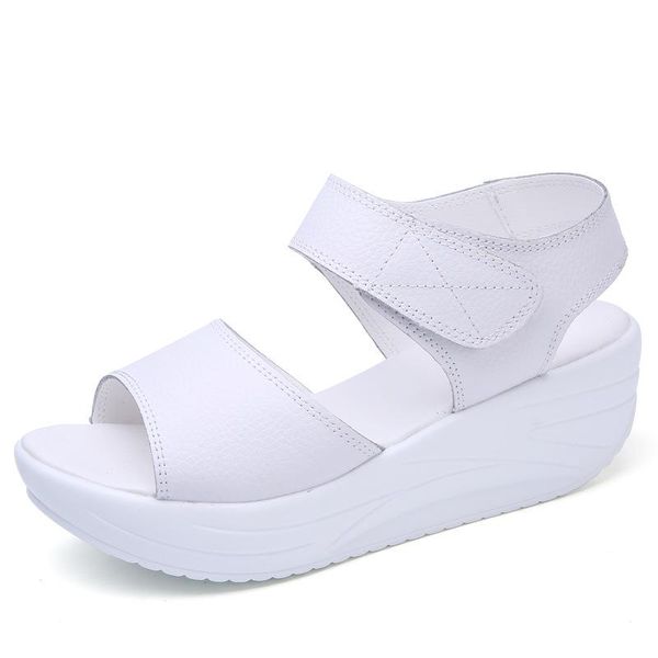 size 35 36 38 39 40 fashion genuine leather fish mouth summer shoes women's wedge sandals dress 2021 sandals platform woman shoe, Black 
size 35 36 38 39 40 fashion genuine leather fish mouth summer shoes women's wedge sandals dress 2021 sandals platform woman shoe, Black