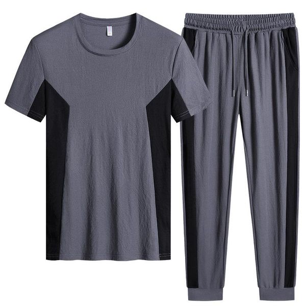 men's tracksuits tracksuit summer sets 2 pieces short sleeve t shirts + pants male casual suit slim sportswear clothing plus size 8xl, Gray
men's tracksuits tracksuit summer sets 2 pieces short sleeve t shirts + pants male casual suit slim sportswear clothing plus size 8xl, Gray