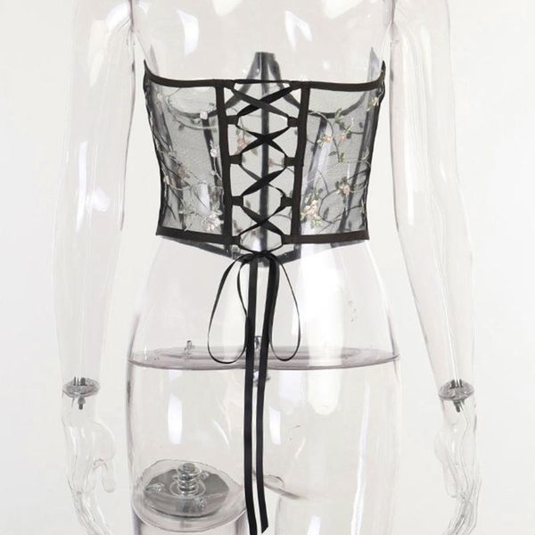 belts fashion corset hollow floral embroidery mesh slim bustier with lace bandage for womens j78e, Black;brown
belts fashion corset hollow floral embroidery mesh slim bustier with lace bandage for womens j78e, Black;brown