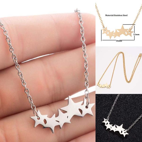 pendant necklaces style 316l stainless steel star necklace for women silver plated pentacle charm engagement jewelry
pendant necklaces style 316l stainless steel star necklace for women silver plated pentacle charm engagement jewelry
