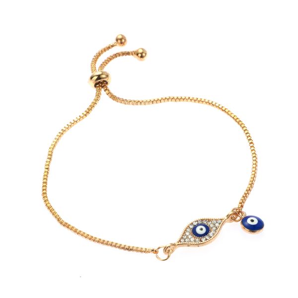 s2611 fashion jewelry rhinestone evil eye bracelet blue eye pendant bracelets, Golden;silver
s2611 fashion jewelry rhinestone evil eye bracelet blue eye pendant bracelets, Golden;silver