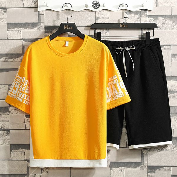 2021 new sets summer short sleeve t-shirt shorts printed casual korean version fashion sportwear men clothing men's suit 67jy, Gray
2021 new sets summer short sleeve t-shirt shorts printed casual korean version fashion sportwear men clothing men's suit 67jy, Gray
