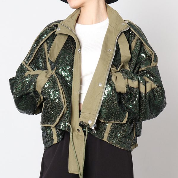 2021 new long sleeve ovesized jacket women vintage green sequin embroidery pocket autumn coat outwear parkas wa1u, Black;brown
2021 new long sleeve ovesized jacket women vintage green sequin embroidery pocket autumn coat outwear parkas wa1u, Black;brown