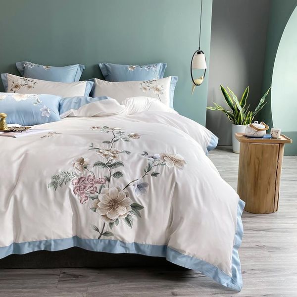 bedding sets luxury 600tc egyptian cotton pastoral style flowers birds embroidery set duvet cover bed sheet pillowcases home textiles
bedding sets luxury 600tc egyptian cotton pastoral style flowers birds embroidery set duvet cover bed sheet pillowcases home textiles