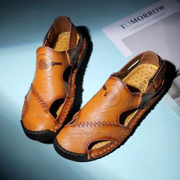 2020 new new summer sandals mens shoes pump beach shoes cowhide non-slip outdoor breathable casual mens shoes, Black
2020 new new summer sandals mens shoes pump beach shoes cowhide non-slip outdoor breathable casual mens shoes, Black