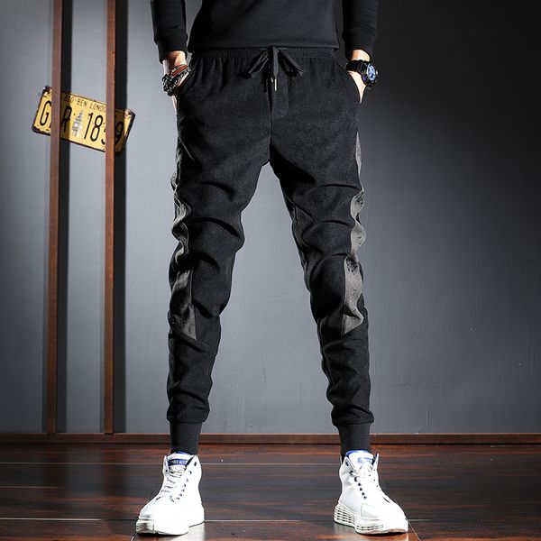 2021 men's sport runners casual pants wear elastic black side stripes on the waist kfok
2021 men's sport runners casual pants wear elastic black side stripes on the waist kfok