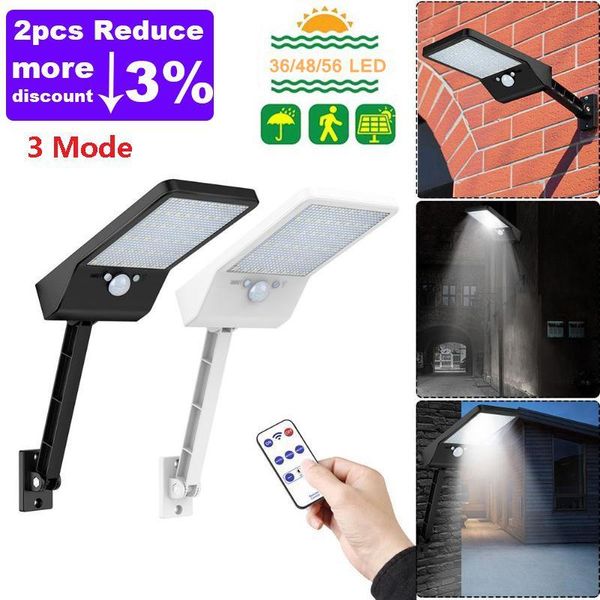 solar lamps upgraded 56leds light pir motion sensor 1000lm remote control ip65 outdoor wall street waterproof lamp
solar lamps upgraded 56leds light pir motion sensor 1000lm remote control ip65 outdoor wall street waterproof lamp