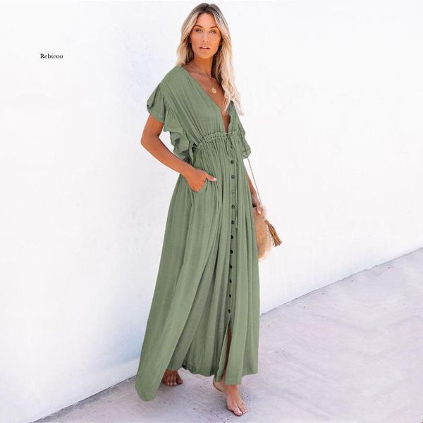 women's swimwear women bikini cover-ups long tunic casual summer beach dress elegant wear swim suit cover up, White;black
women's swimwear women bikini cover-ups long tunic casual summer beach dress elegant wear swim suit cover up, White;black